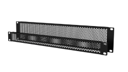 CAYMON BSV02H Panele maskujące 19” z sześciokątnymi otworami wentylacyjnymi, 2 U